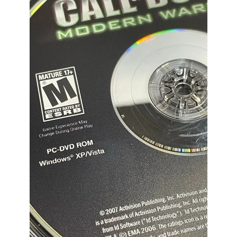 Call of Duty 4 Modern Warfare PC video games & Black Ops 2007 2010